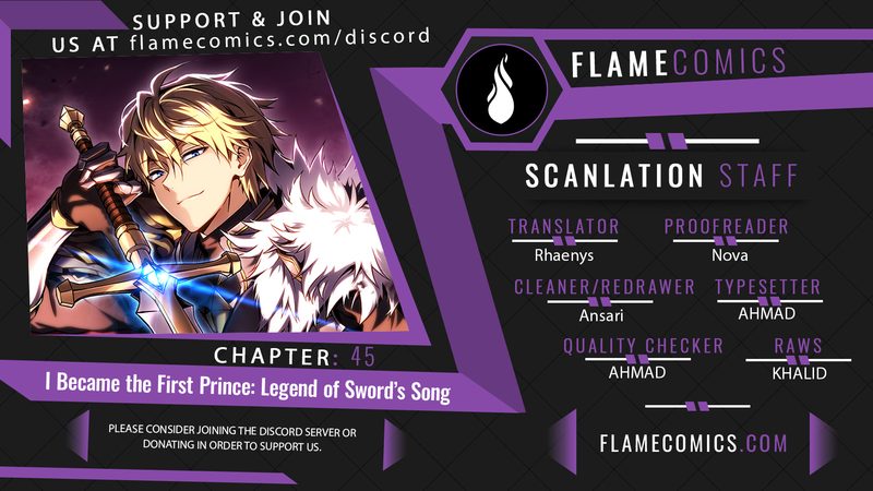 I Became the First Prince: Legend of Sword’s Song Chapter 45 - Page 1