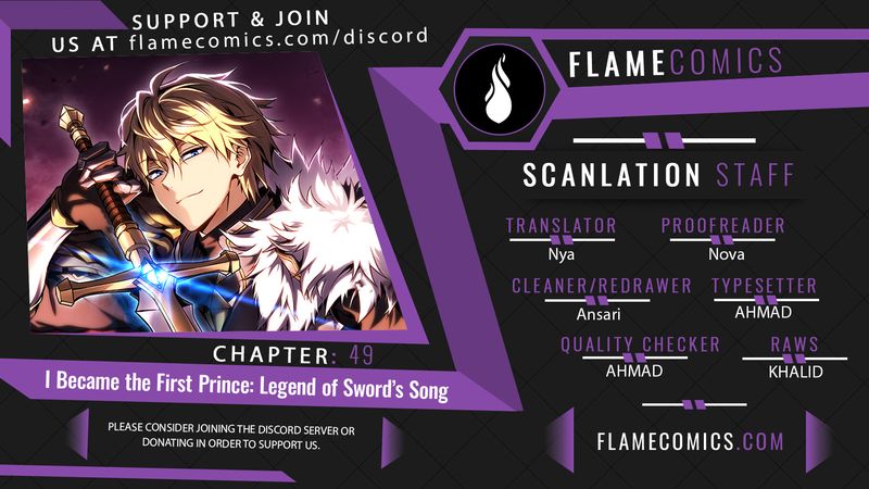 I Became the First Prince: Legend of Sword’s Song Chapter 49 - Page 1
