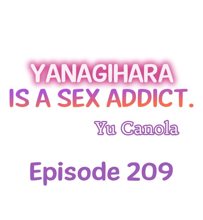 Yanagihara Is a Sex Addict Chapter 209 - Page 1