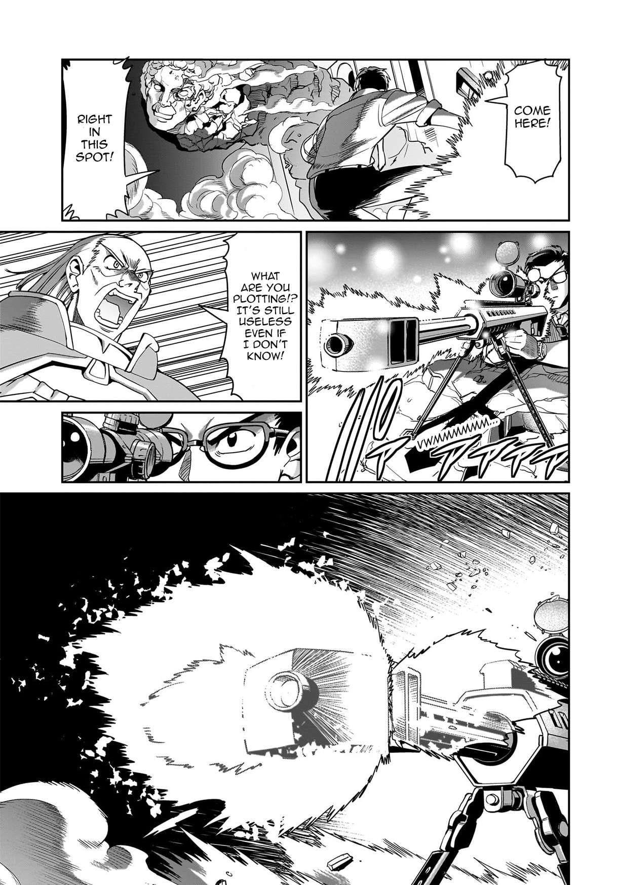 The gunner’s life of a middle-aged man summoned to another world and armed with a rifle: an airsoft addicted salaryman returns to the alternative world after work Chapter 39 - Page 11