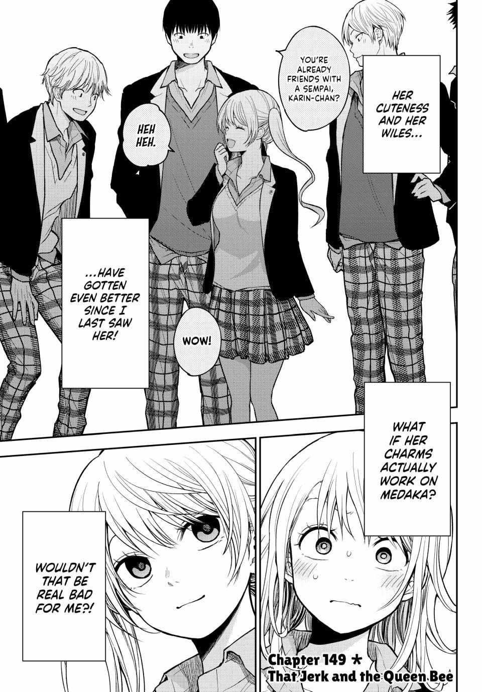 My Cuteness Isn’t Understood By Kuroiwa Medaka Chapter 149 - Page 1