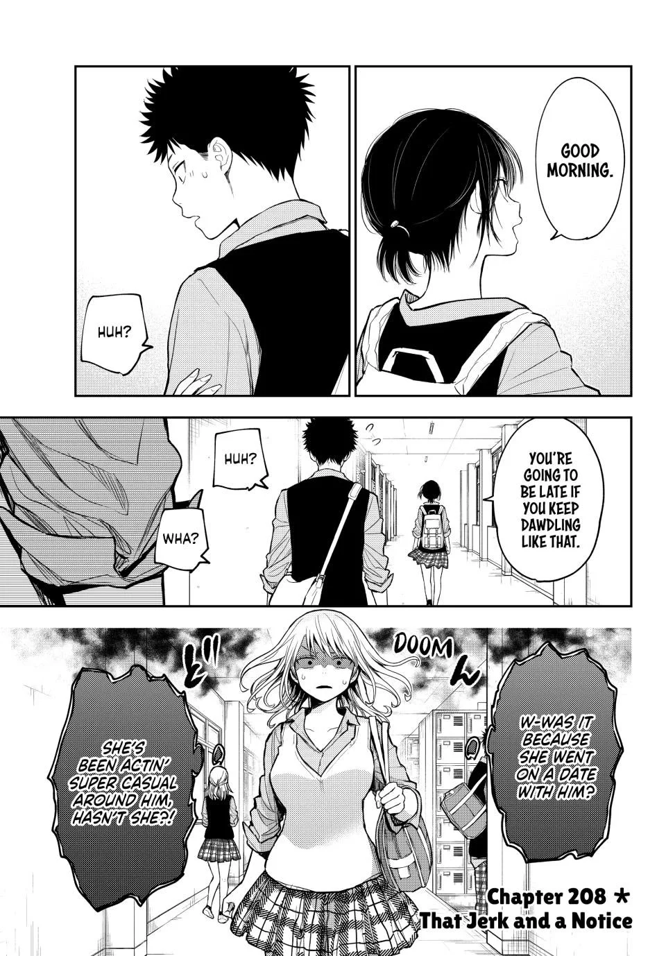 My Cuteness Isn’t Understood By Kuroiwa Medaka Chapter 208 - Page 1