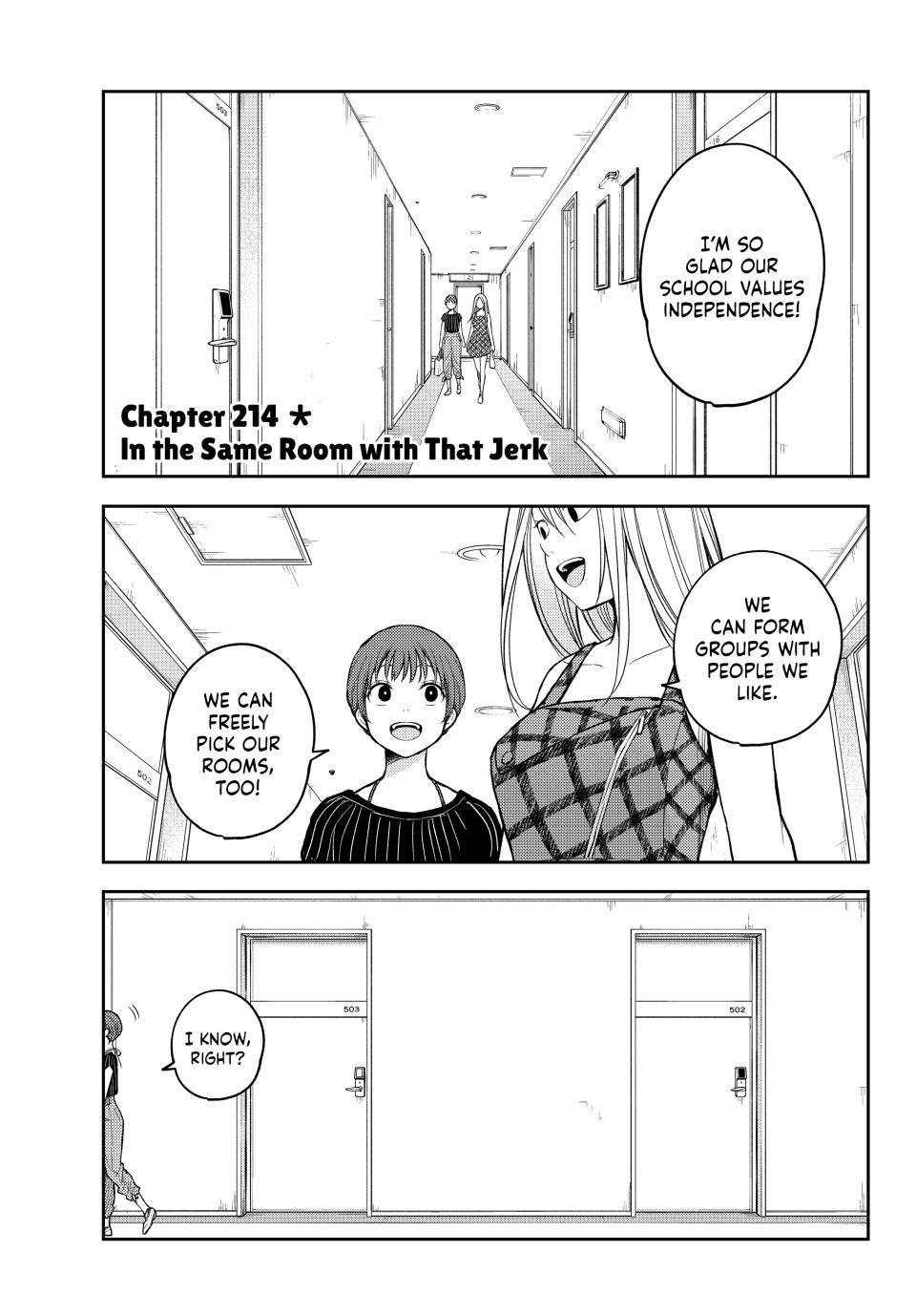 My Cuteness Isn’t Understood By Kuroiwa Medaka Chapter 214 - Page 1