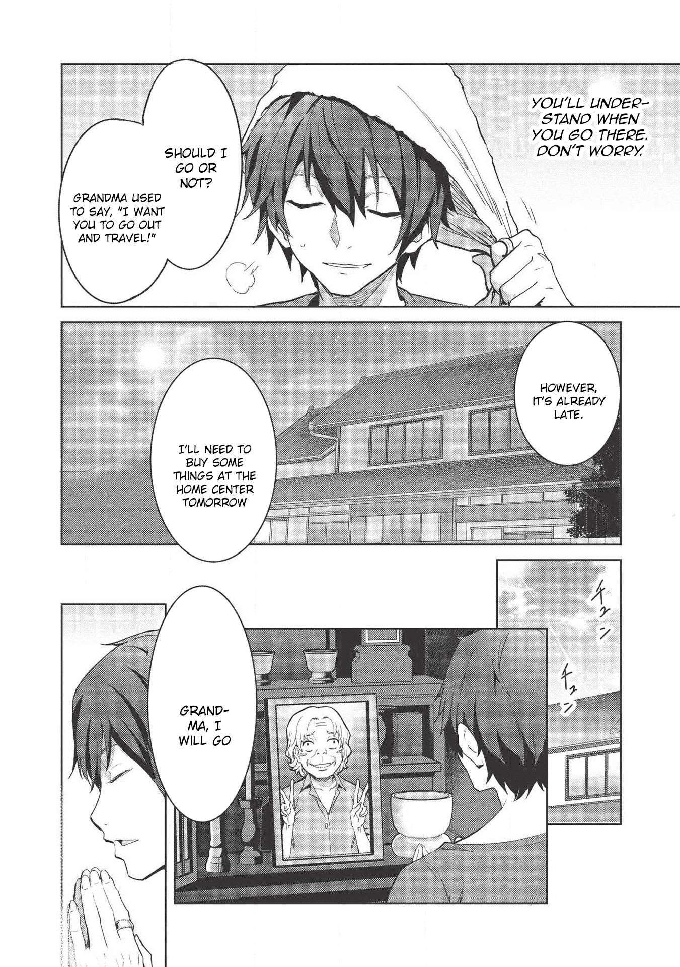 Itsudemo Jitaku Ni Kaerareru Ore Wa, Isekai De Gyoushounin O Hajimemashita Chapter 1 - Page 13