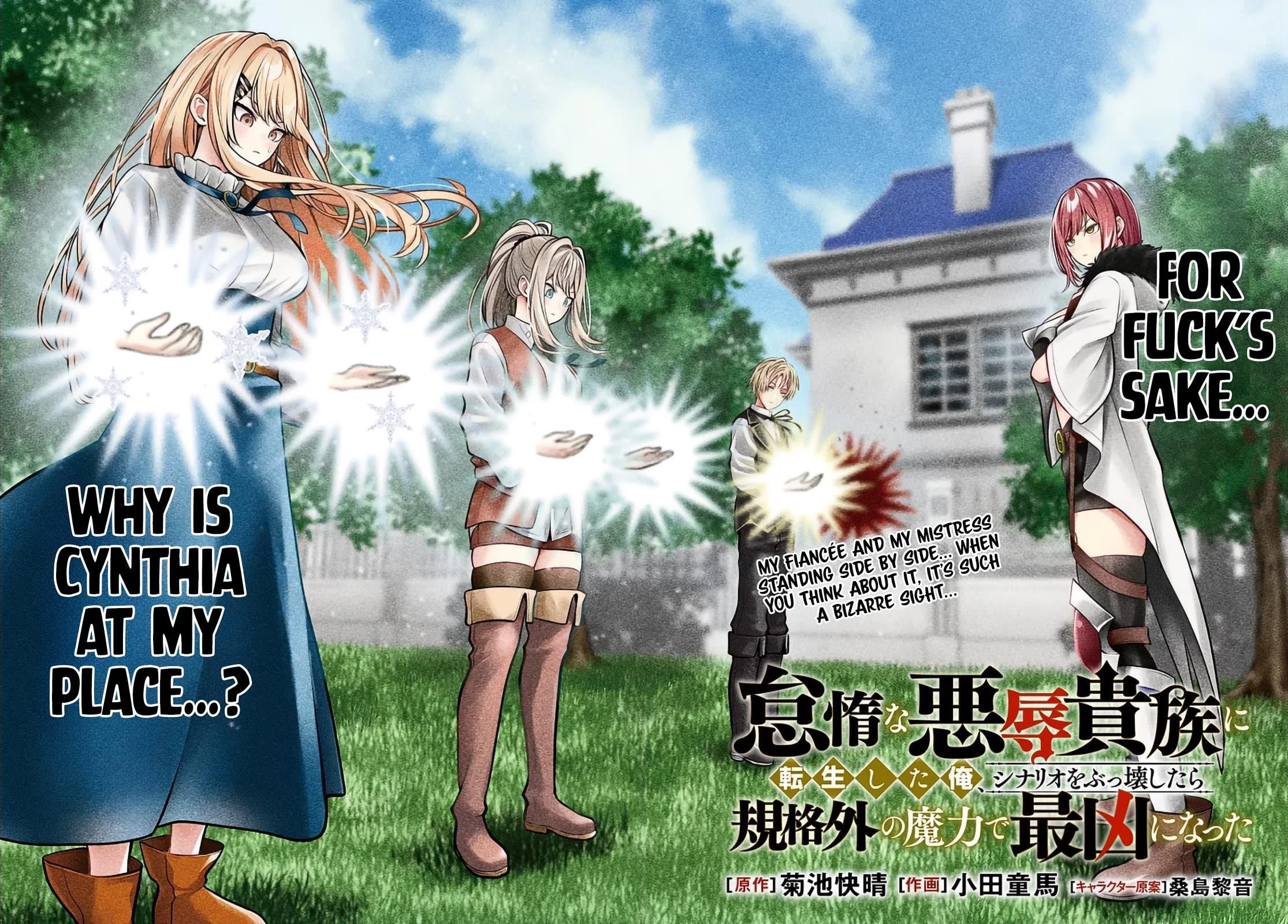 Reincarnated as the Lazy and Villainous Noble, I Broke the Scenario and Became the Most Formidable With Extraordinary Magic Chapter 5 - Page 3