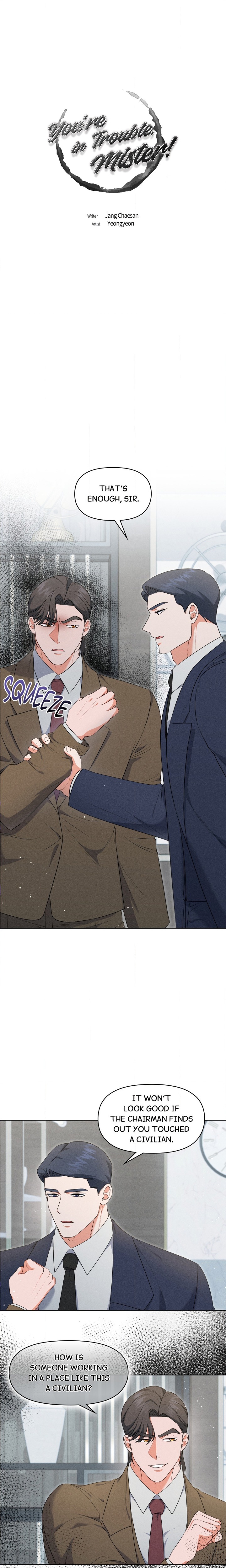 You’re in Trouble, Mister! Chapter 19 - Page 1