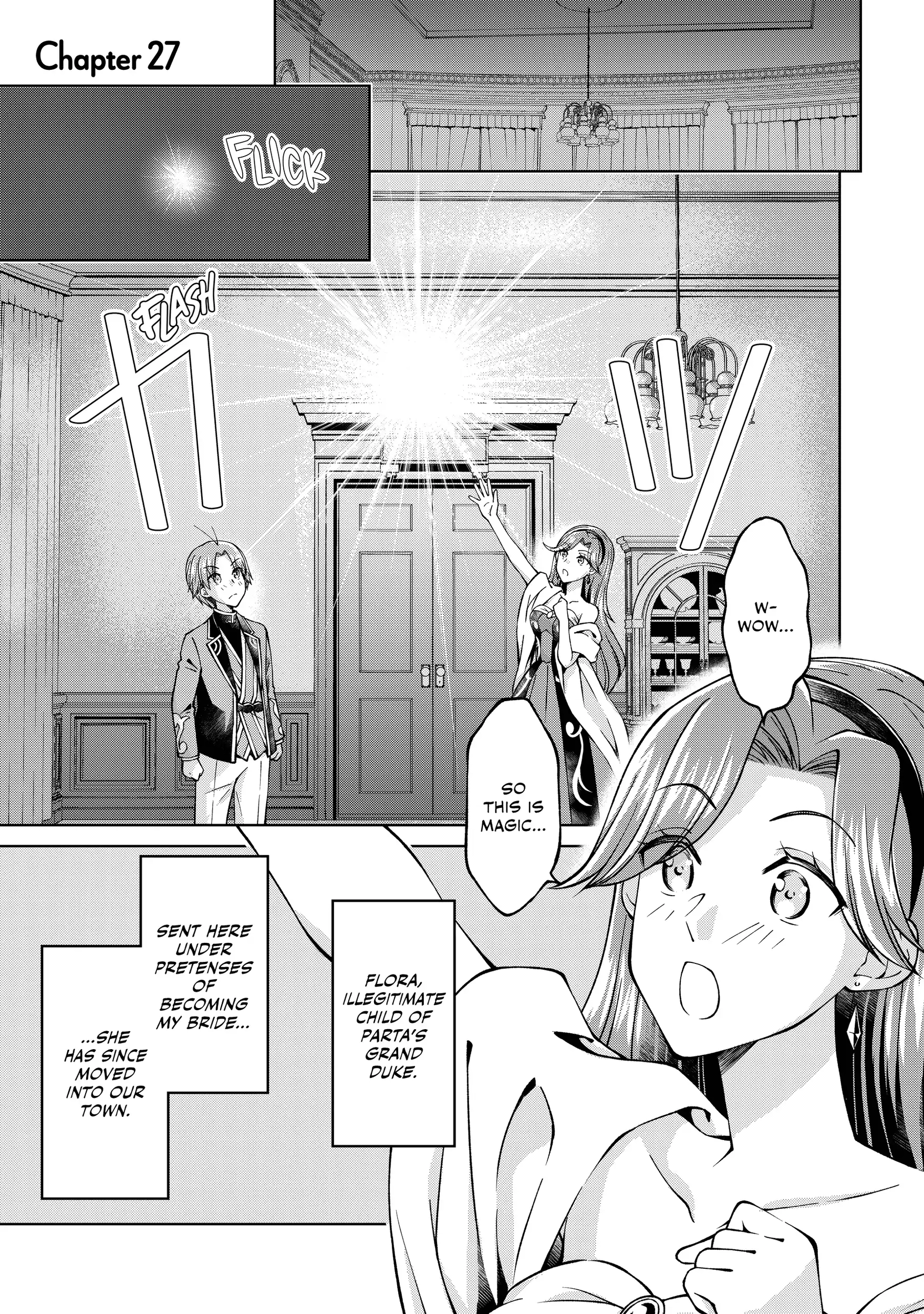My Noble Family is Headed For Ruin, So I May As Well Study Magic In My Free Time Chapter 27 - Page 1
