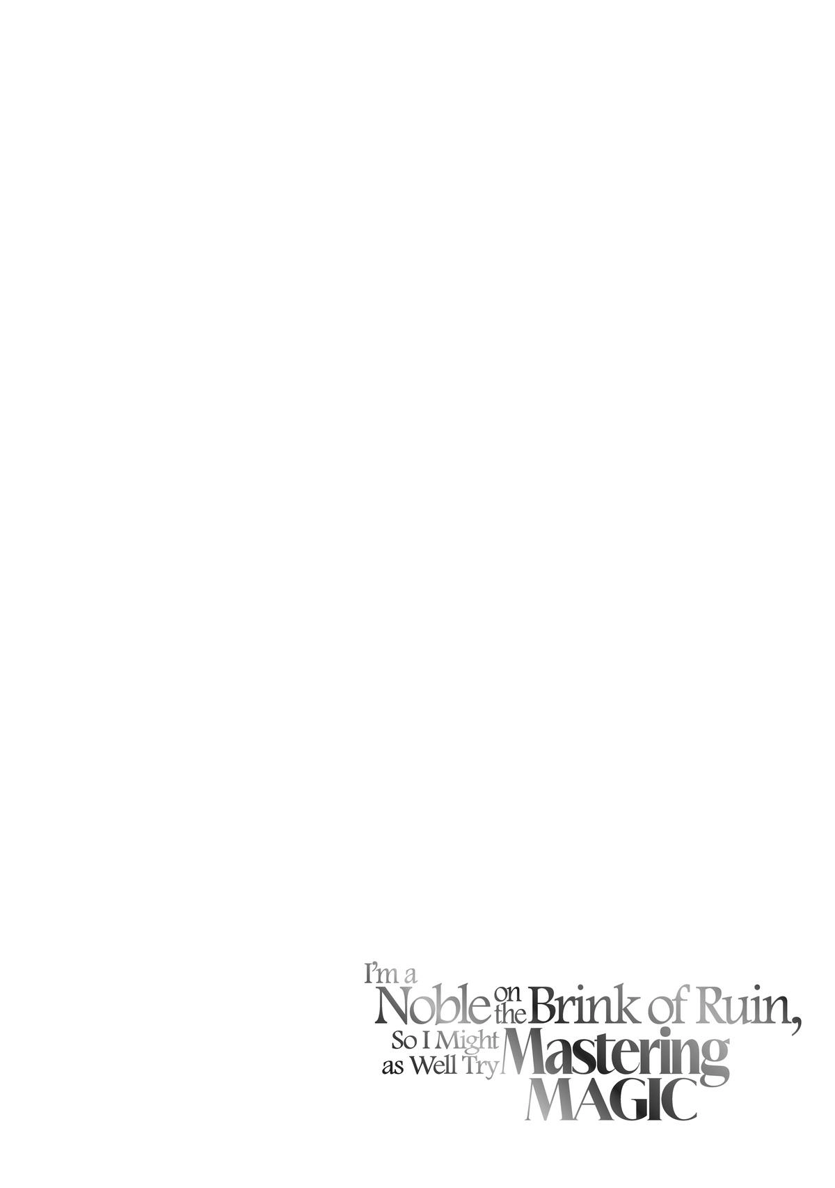 My Noble Family is Headed For Ruin, So I May As Well Study Magic In My Free Time Chapter 29 - Page 38