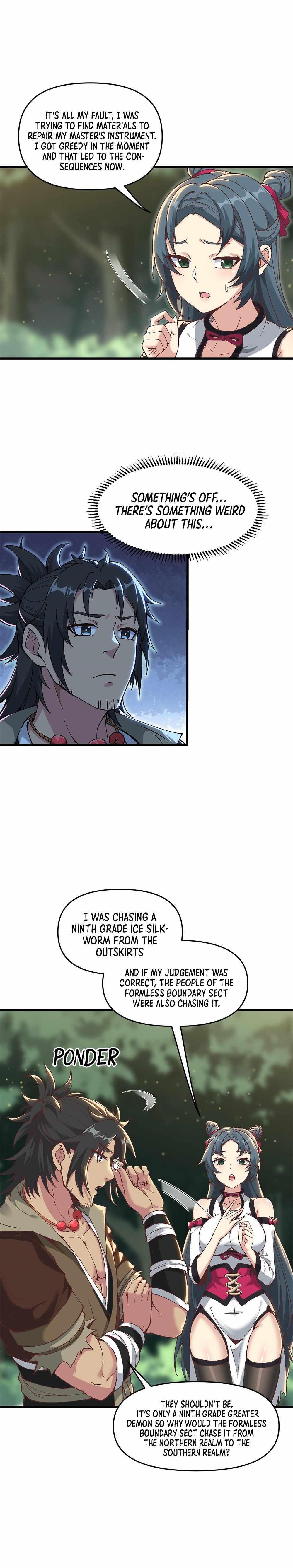 After Ten Years of Chopping Wood, Immortals Begged To Become My Disciples Chapter 7 - Page 2