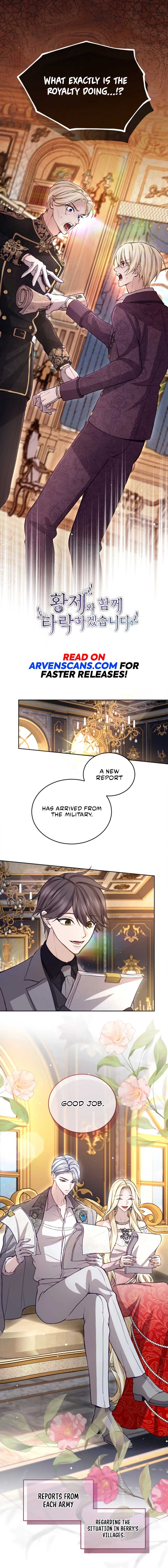 ‏I Will Fall With The Emperor Chapter 104 - Page 3