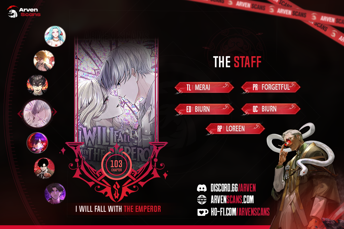 ‏I Will Fall With The Emperor Chapter 108 - Page 1