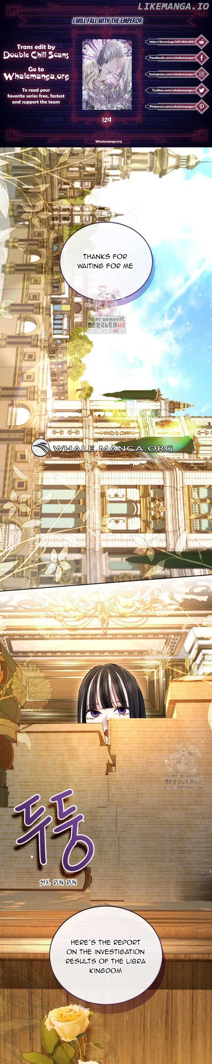 ‏I Will Fall With The Emperor Chapter 129 - Page 1