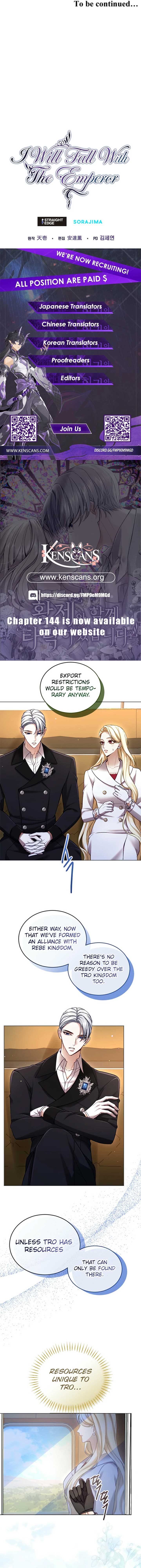 ‏I Will Fall With The Emperor Chapter 135 - Page 10