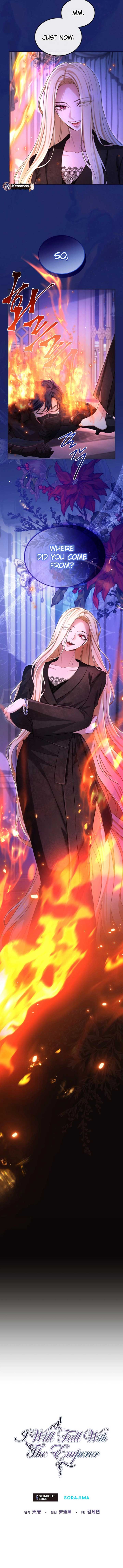 ‏I Will Fall With The Emperor Chapter 144 - Page 9