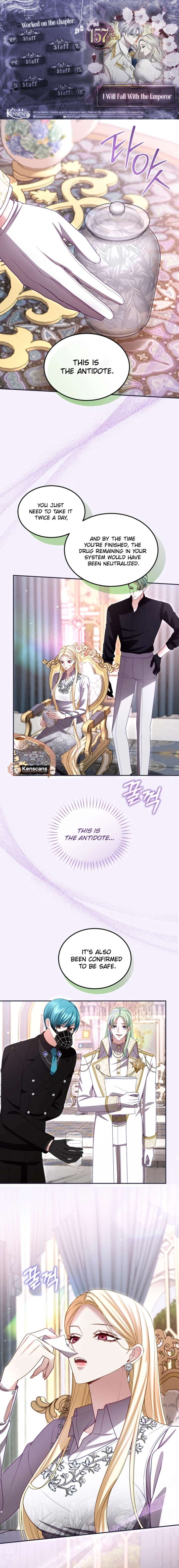 ‏I Will Fall With The Emperor Chapter 157 - Page 1