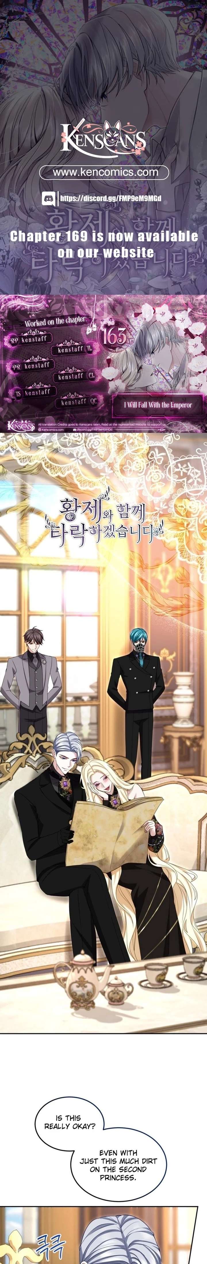 ‏I Will Fall With The Emperor Chapter 163 - Page 1