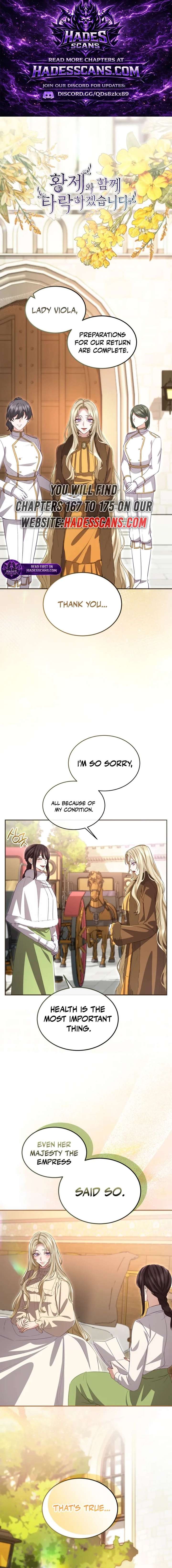 ‏I Will Fall With The Emperor Chapter 169 - Page 1