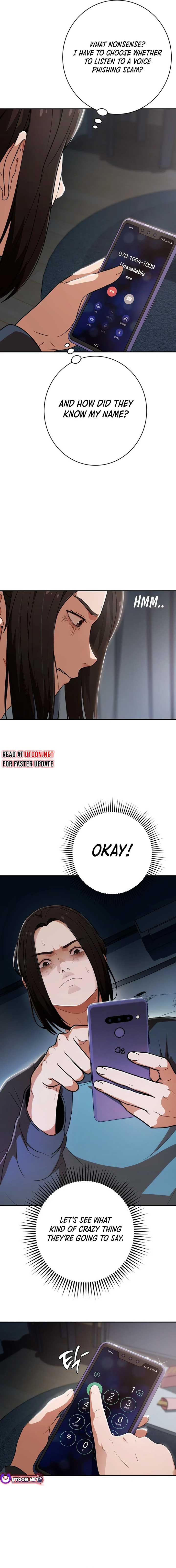 It’s voice phishing, but it’s a life reversal Chapter 1 - Page 24