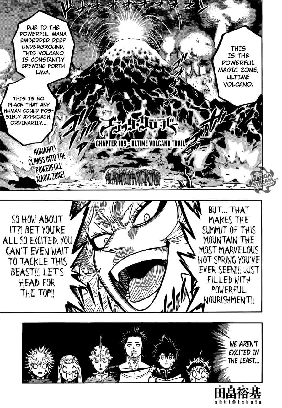 Black Clover Chapter 109 - Page 1