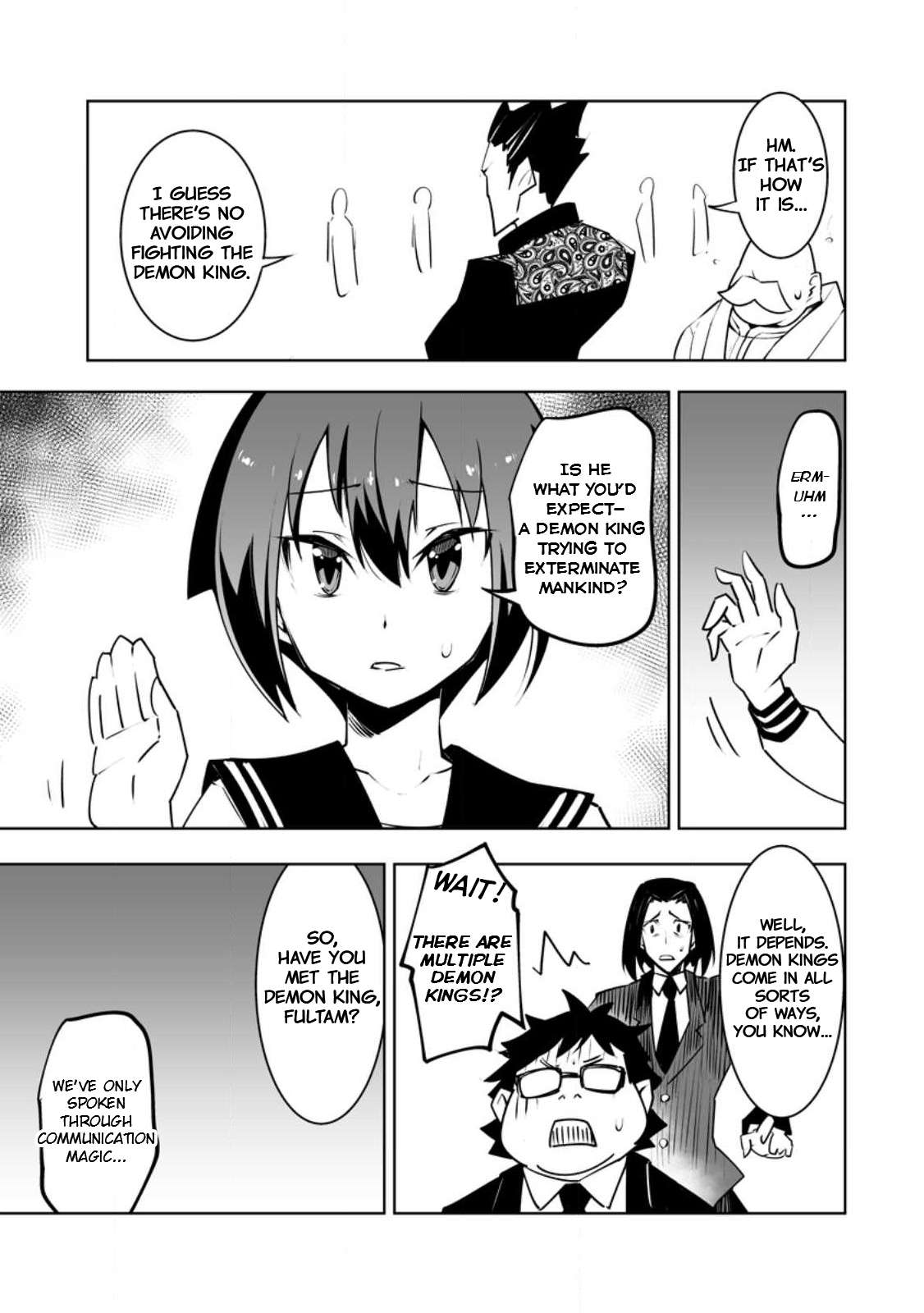 Because I was excluded out of the class transfer, I decided make a classmate harem Chapter 35.1 - Page 13