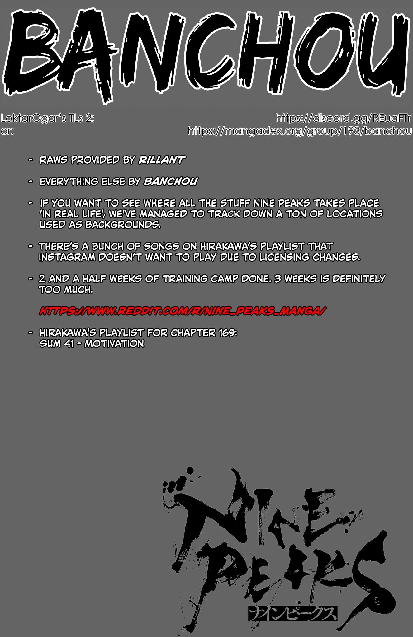 Nine Peaks Chapter 169 - Page 1