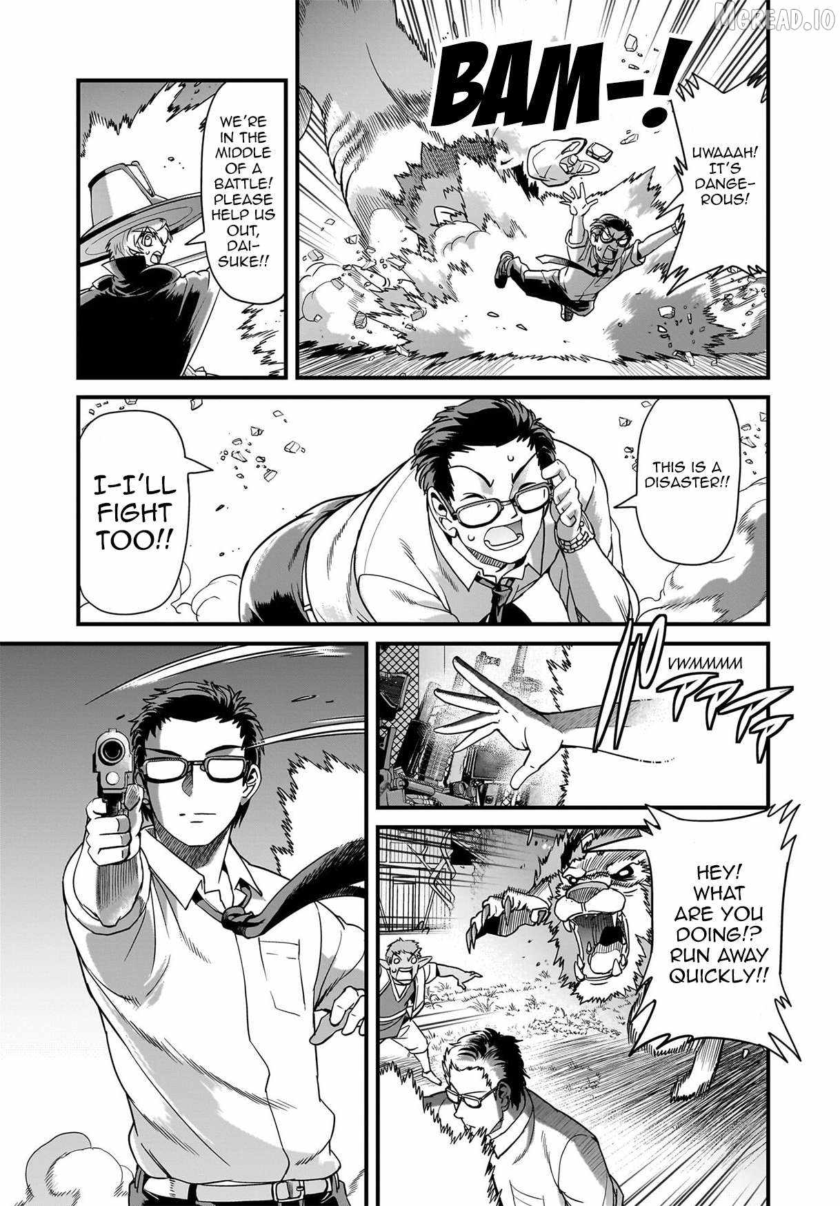 The gunner’s life of a middle-aged man summoned to another world and armed with a rifle: an airsoft addicted salaryman returns to the alternative world after work Chapter 78 - Page 12