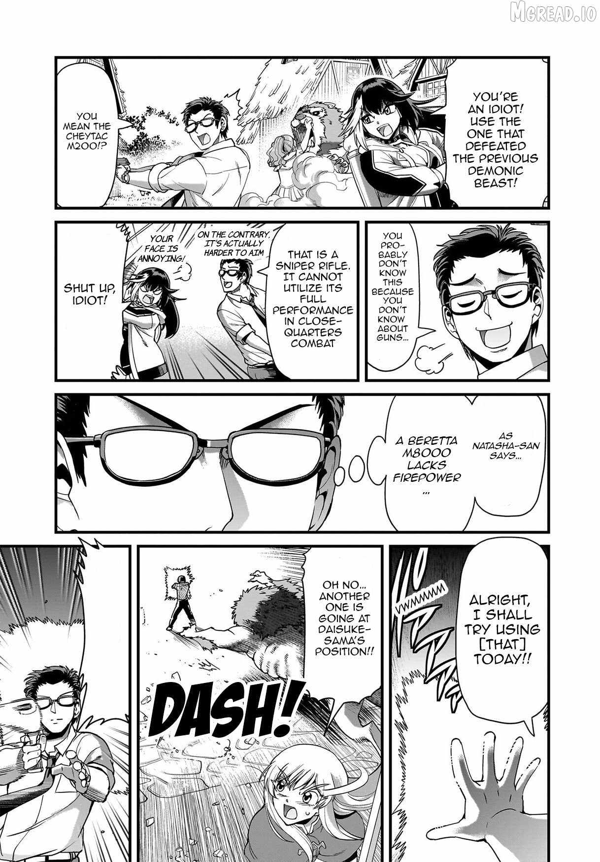 The gunner’s life of a middle-aged man summoned to another world and armed with a rifle: an airsoft addicted salaryman returns to the alternative world after work Chapter 78 - Page 14