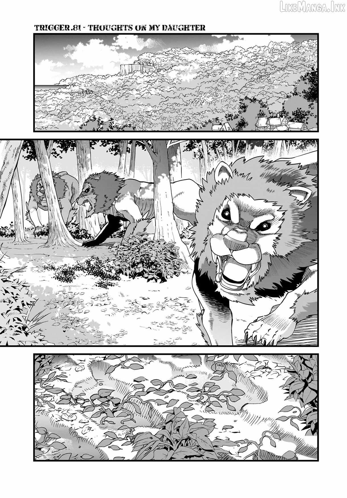 The gunner’s life of a middle-aged man summoned to another world and armed with a rifle: an airsoft addicted salaryman returns to the alternative world after work Chapter 81 - Page 1