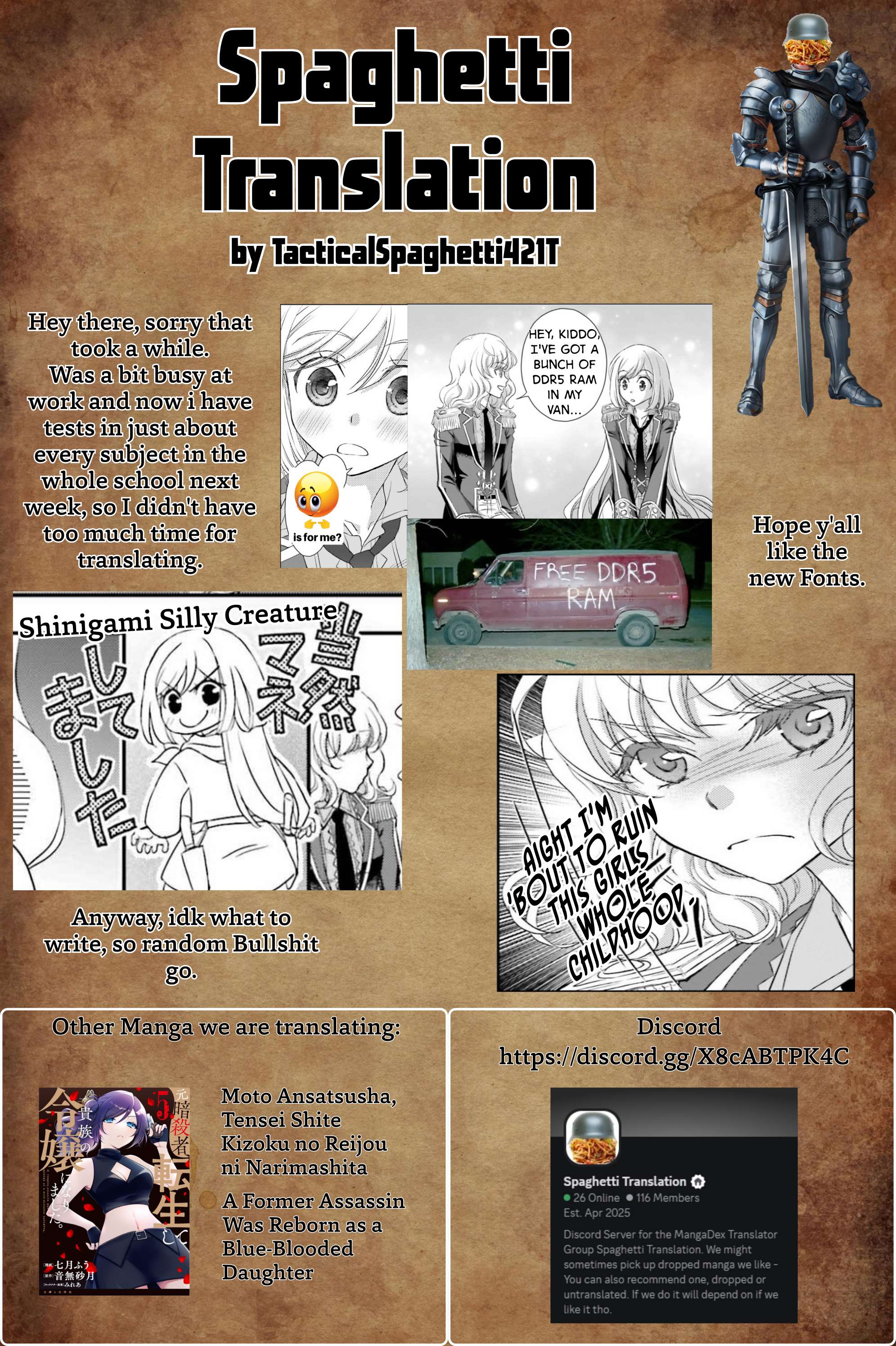 The Little Girl Raised By Death Hold The Sword Of Death Tight Chapter 57.1 - Page 14