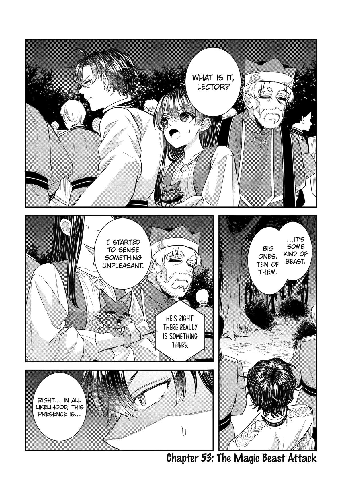 I was summoned to be the Saint, but I was robbed the position, apparently Chapter 53 - Page 1