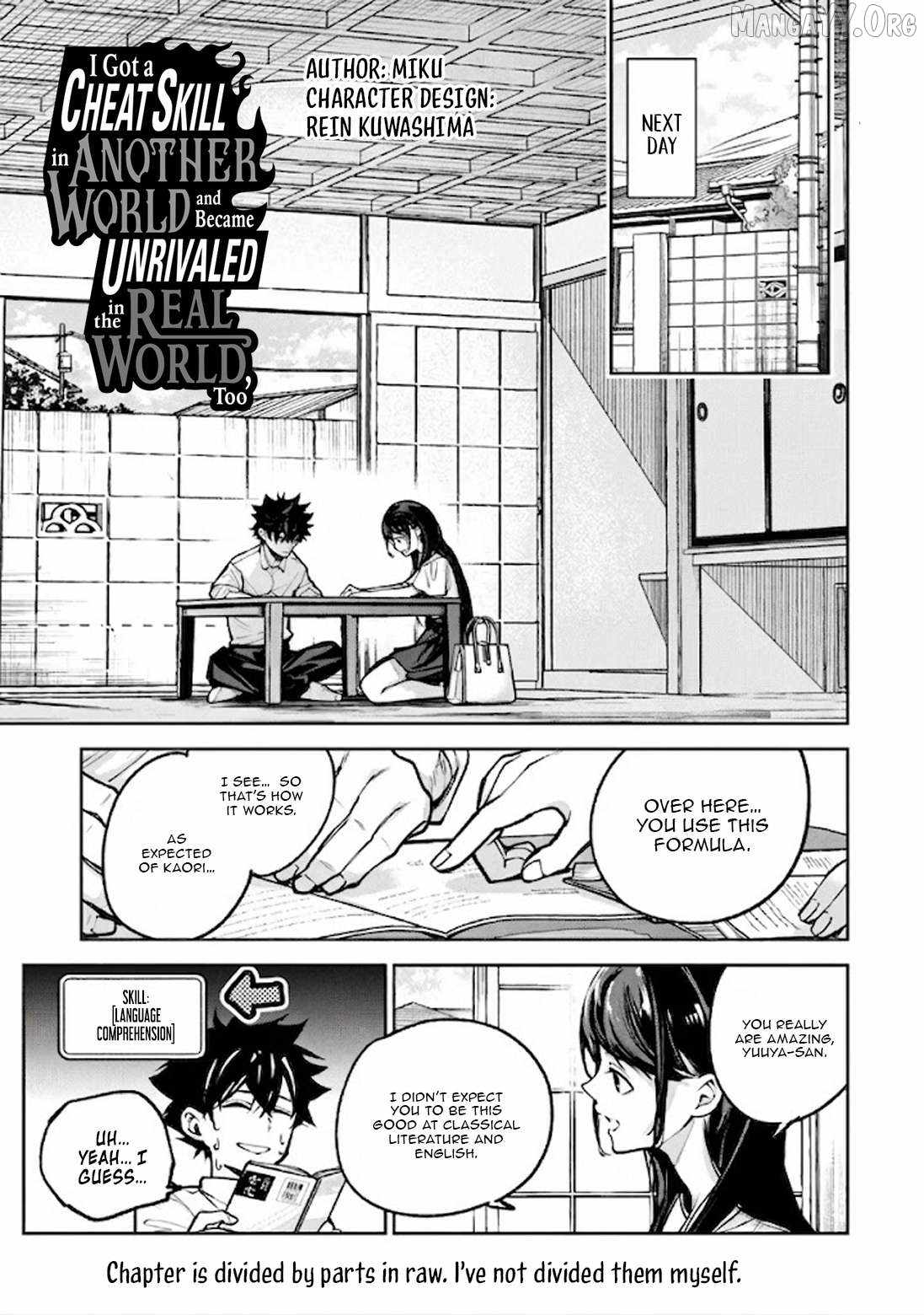 Isekai De Cheat Skill Wo Te Ni Shita Ore Wa, Genjitsu Sekai Wo Mo Musou Suru ~Level Up Wa Jinsei Wo Kaeta~ Chapter 34.1 - Page 1
