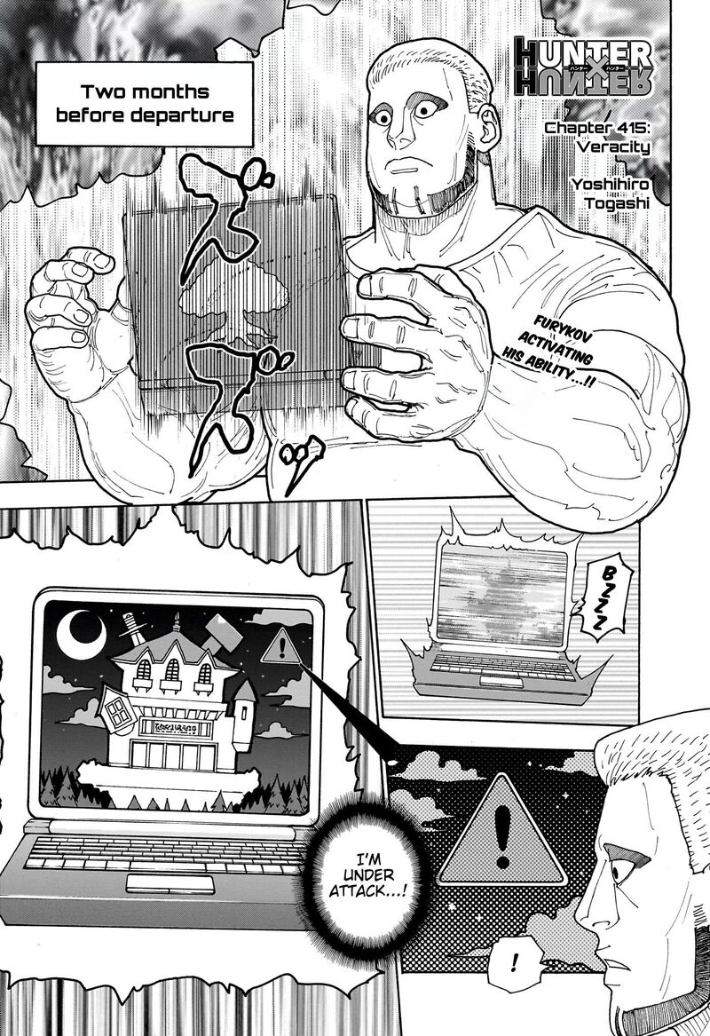 Hunter x Hunter Chapter 415 - Page 1