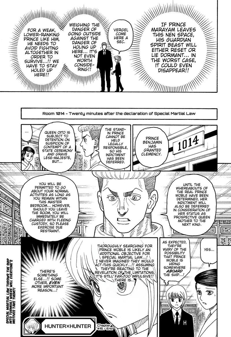 Hunter x Hunter Chapter 415 - Page 18